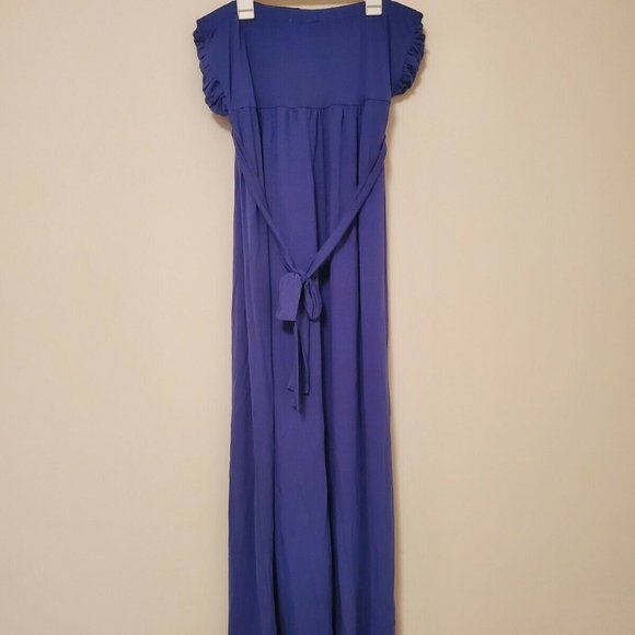 FREE GIFT WET SEAL PLUS SIZE MAXI DRESS FITS 1X 2X SWIMSUIT COVERUP SLEEVLESS - Picture 2 of 2